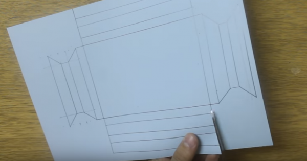 Cách làm khung ảnh bằng giấy a4